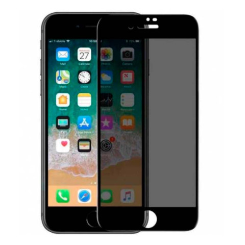 Защитное стекло для iPhone 7 и 8 3D privacy Black